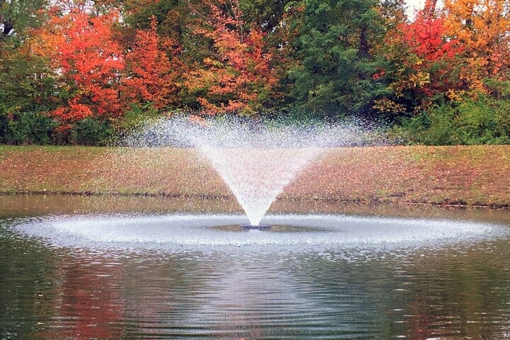 Floating pond fountains