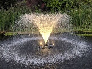 Stainless Steel LED w/ Remote Control and Control Box, 6-Watt Fixtures LED Fountain Tech 